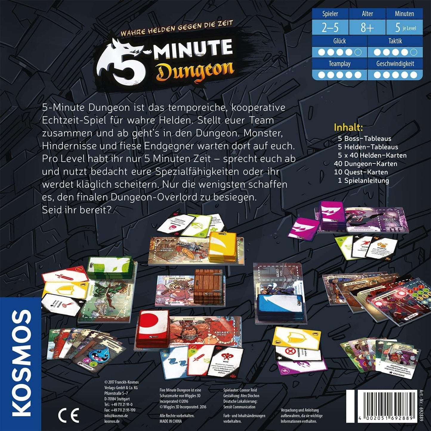 5-Minute Dungeon - Wahre Helden gegen die Zeit