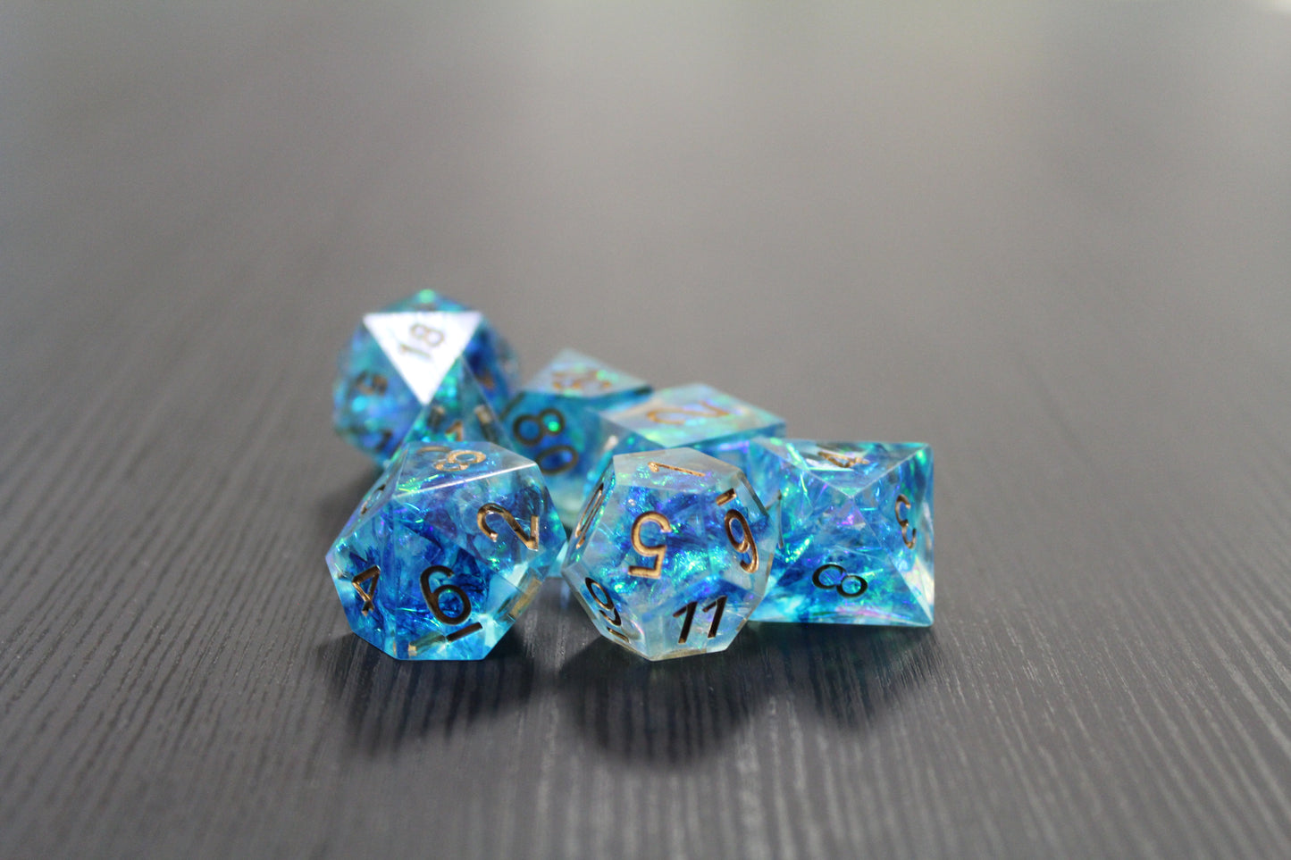 Würfelset 7-teilig Eisscherbe