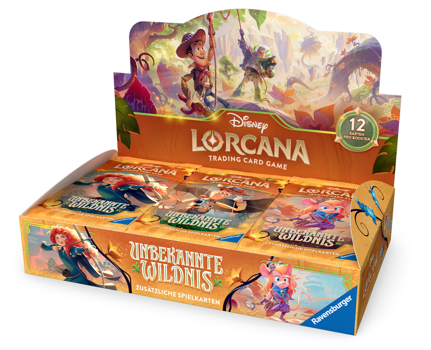 Booster Display Lorcana Unbekannte Wildnis
