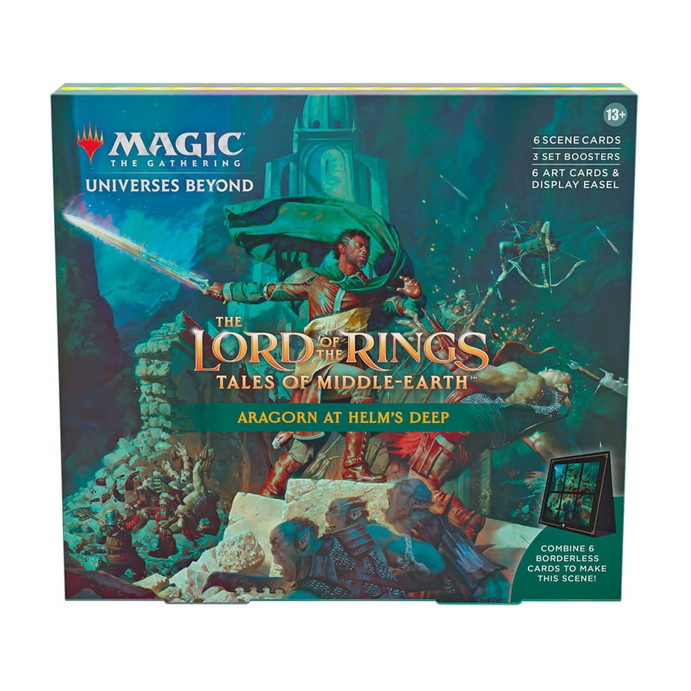 Lord of the Rings Scene Box Aaragorn at Helm's Deep