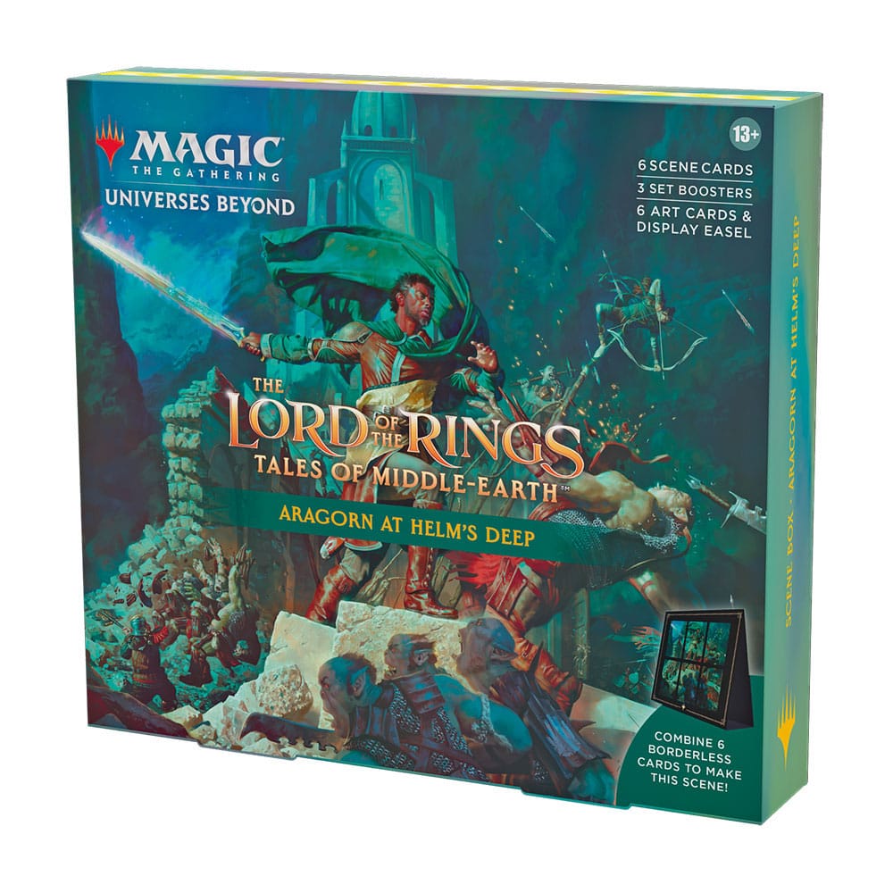 Lord of the Rings Scene Box Aaragorn at Helm's Deep