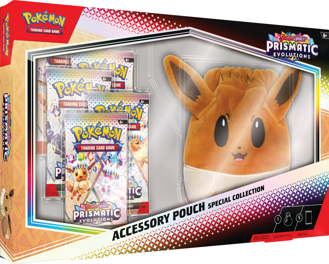 Scarlet & Violet: Prismatic Evolutions - Zubehör-Beutel Spezial-Kollektion Evoli - englisch