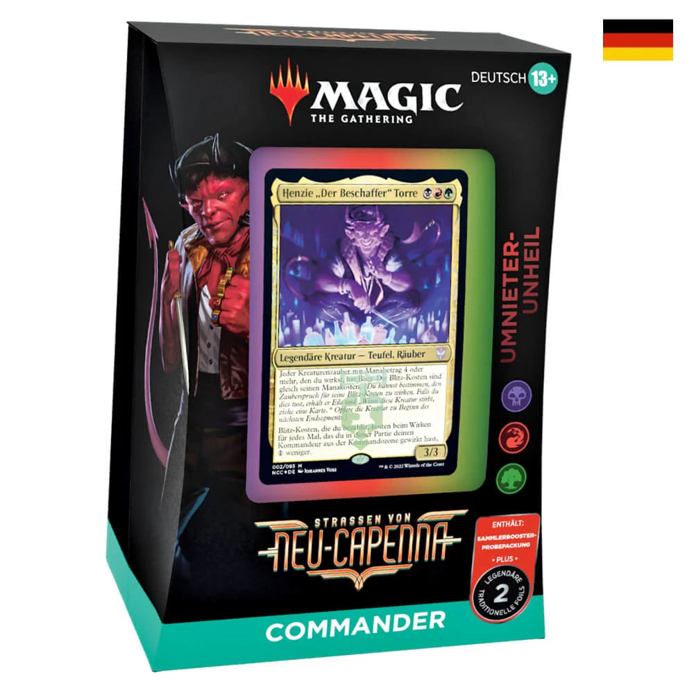 MTG - Straßen von Neu Capenna Commander Deck Umnieter Unheil - DE