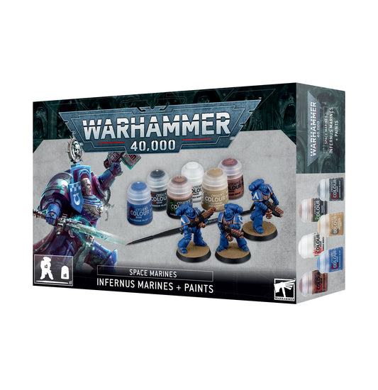 Warhammer 40k Set Infernus Space Marines + Farben
