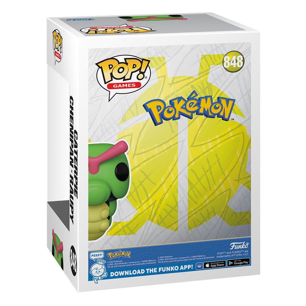 Pokemon POP! Games Vinyl Figur Raupy (EMEA) 9 cm