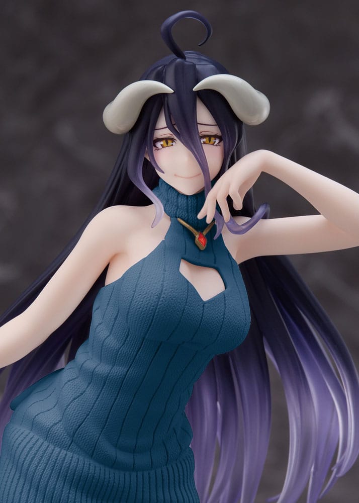 Original Character Coreful PVC Statue Overlord IV AMP Albedo Knit Dress Ver. Renewal Edition