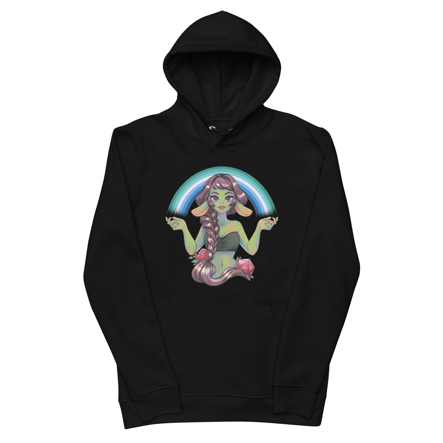 Pride Goblin - Gay (MLM) - Umweltfreundlicher Unisex-Kapuzenpullover