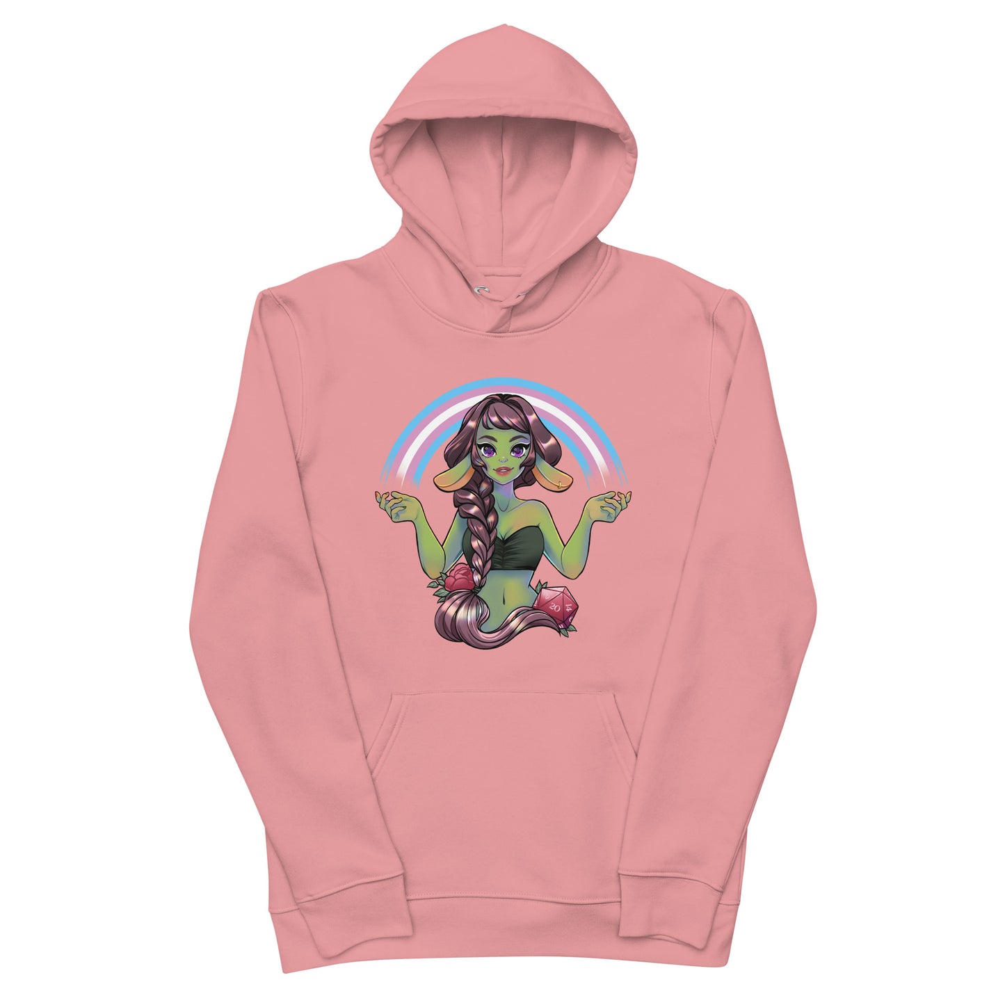 Pride Goblin - Transgender - Umweltfreundlicher Unisex-Kapuzenpullover