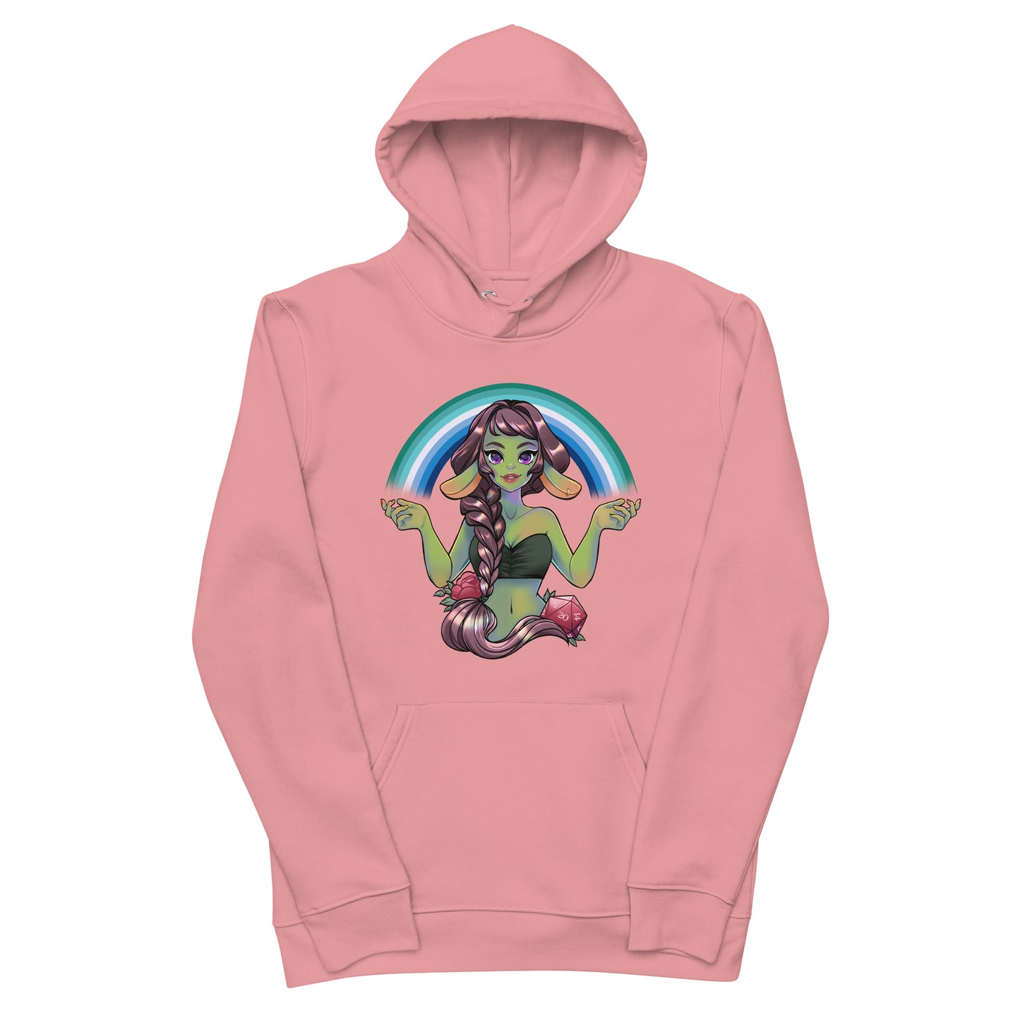 Pride Goblin - Gay (MLM) - Umweltfreundlicher Unisex-Kapuzenpullover