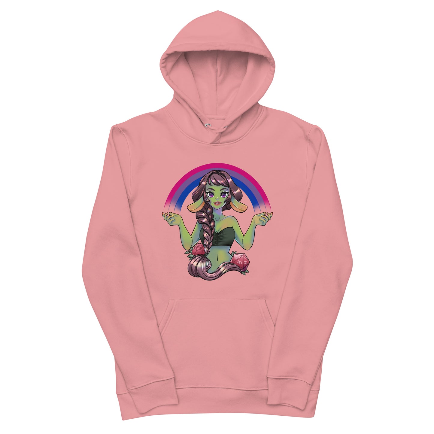 Pride Goblin - Bisexual - Umweltfreundlicher Unisex-Kapuzenpullover