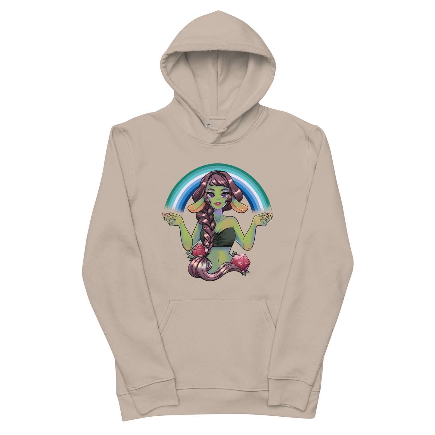Pride Goblin - Gay (MLM) - Umweltfreundlicher Unisex-Kapuzenpullover