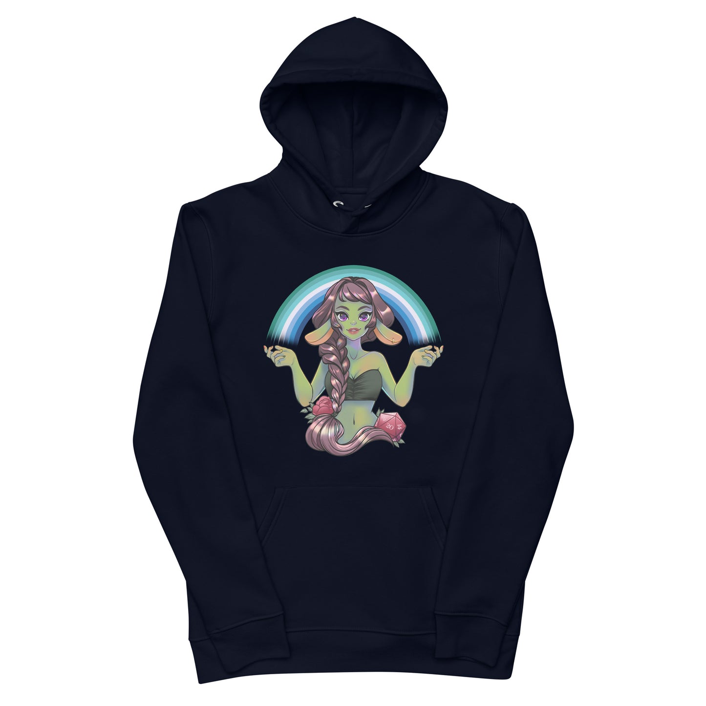 Pride Goblin - Gay (MLM) - Umweltfreundlicher Unisex-Kapuzenpullover