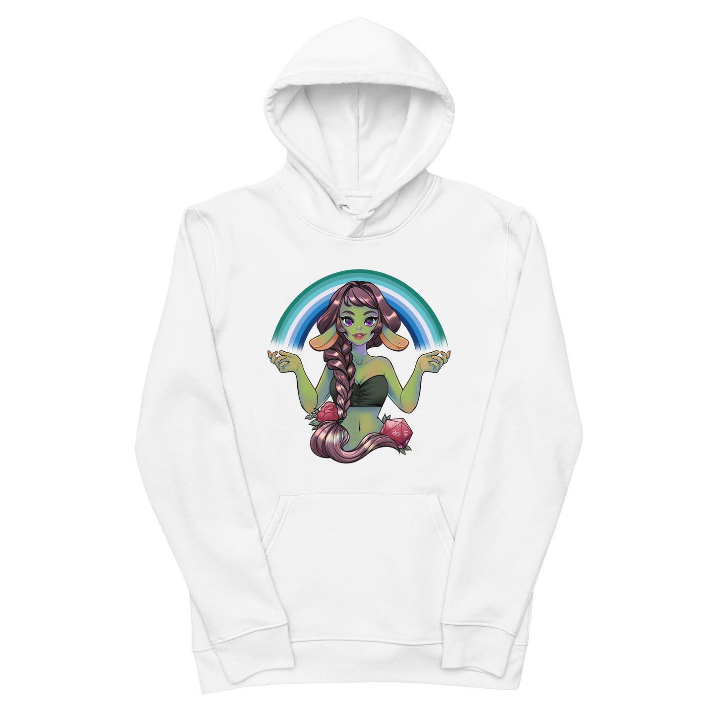 Pride Goblin - Gay (MLM) - Umweltfreundlicher Unisex-Kapuzenpullover