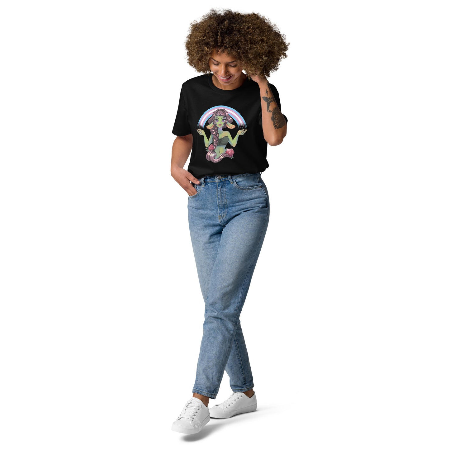 Pride Goblin - Transgender - Unisex-Bio-Baumwoll-T-Shirt