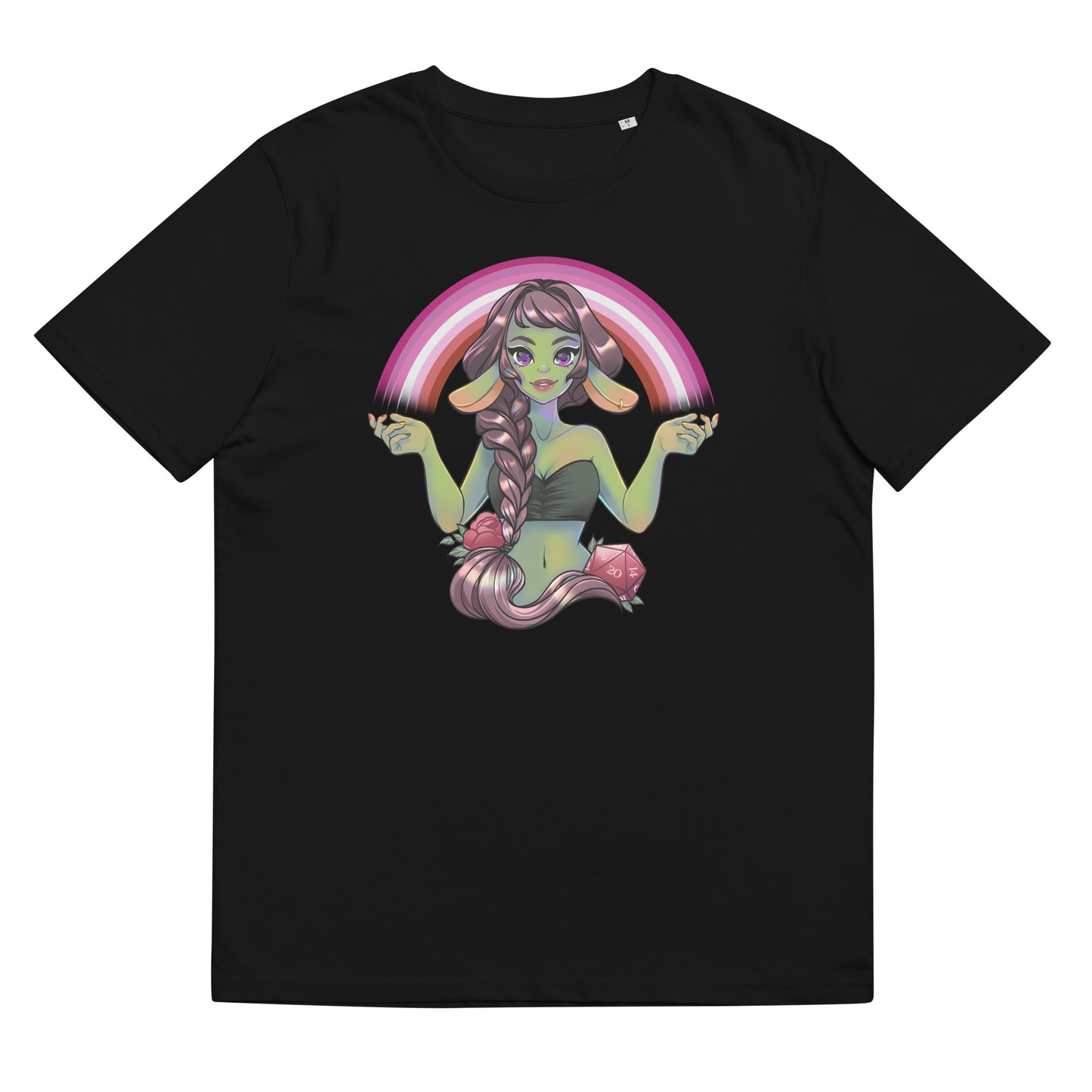 Pride Goblin - Lesbian - Unisex-Bio-Baumwoll-T-Shirt