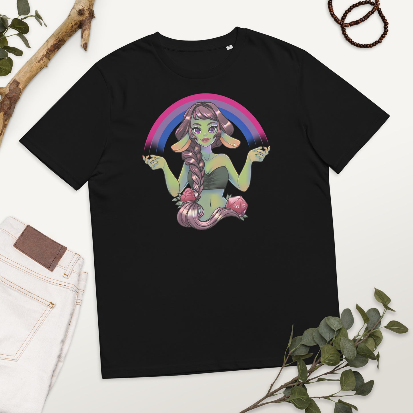 Pride Goblin - Bisexual - Unisex-Bio-Baumwoll-T-Shirt