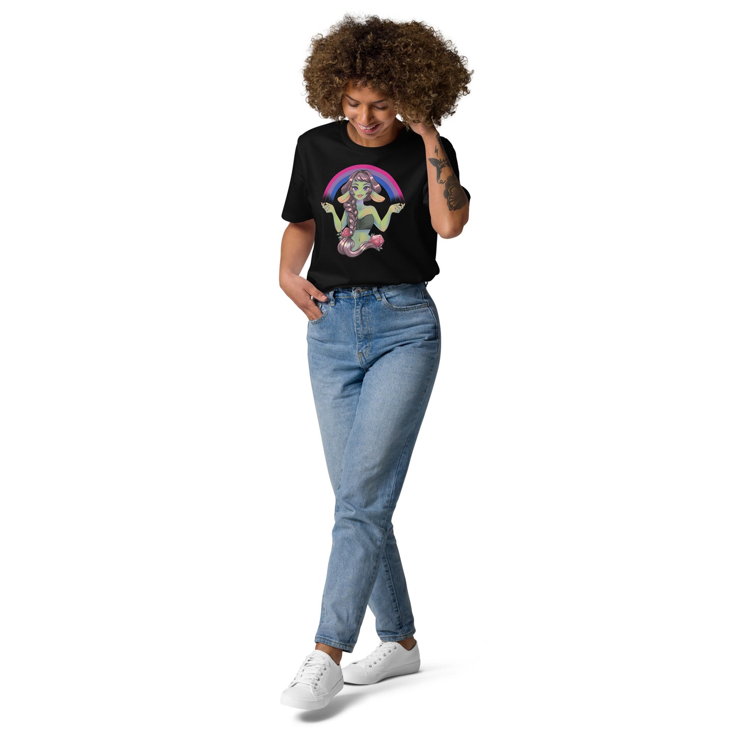 Pride Goblin - Bisexual - Unisex-Bio-Baumwoll-T-Shirt