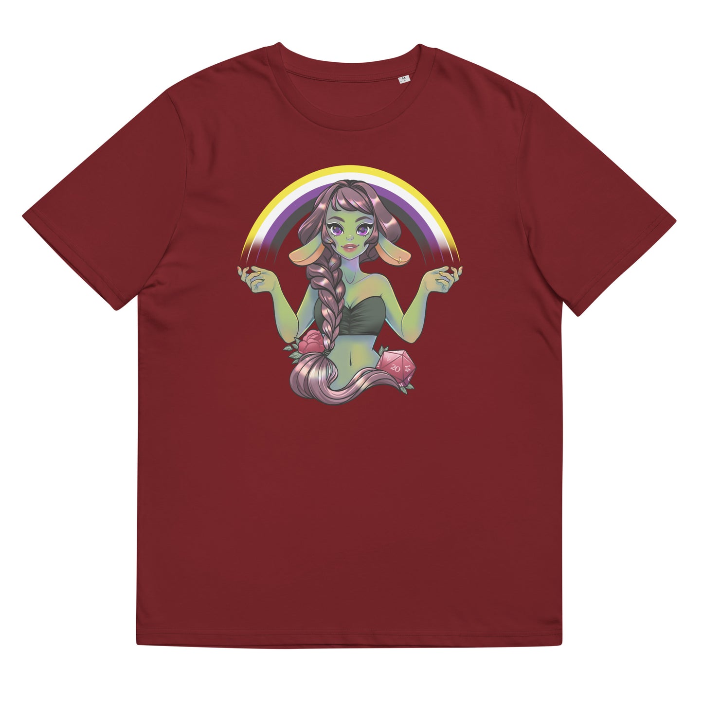 Pride Goblin - Non-Binary - Unisex-Bio-Baumwoll-T-Shirt
