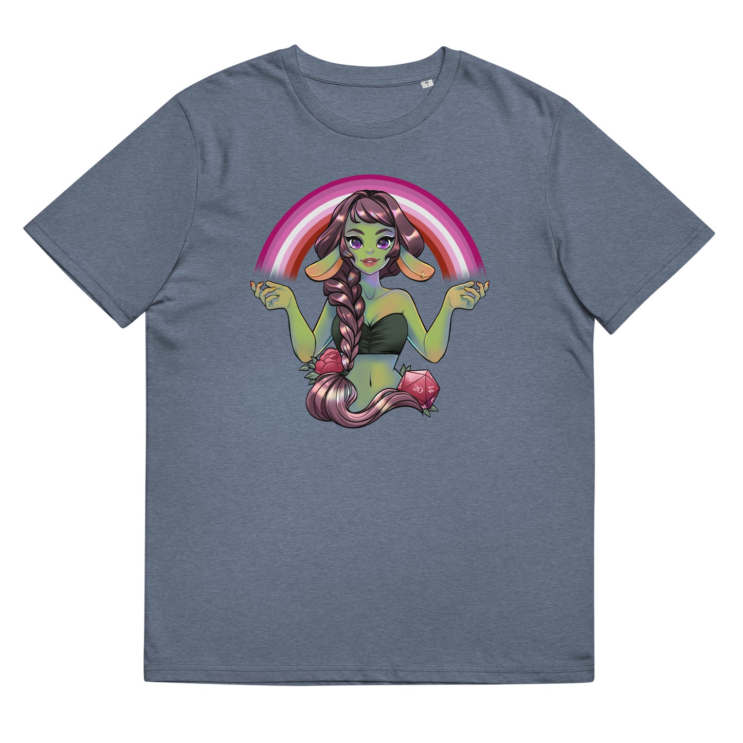 Pride Goblin - Lesbian - Unisex-Bio-Baumwoll-T-Shirt