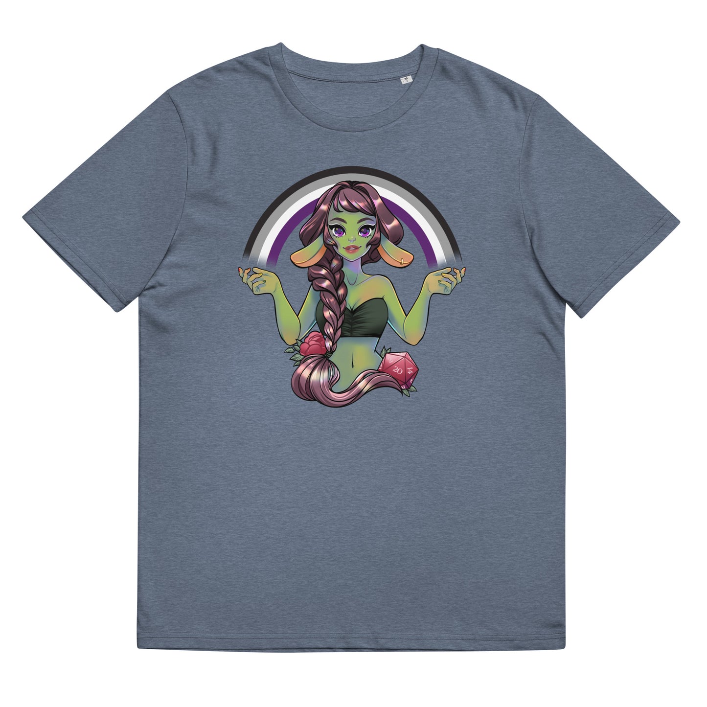 Pride Goblin - Asexual - Unisex-Bio-Baumwoll-T-Shirt