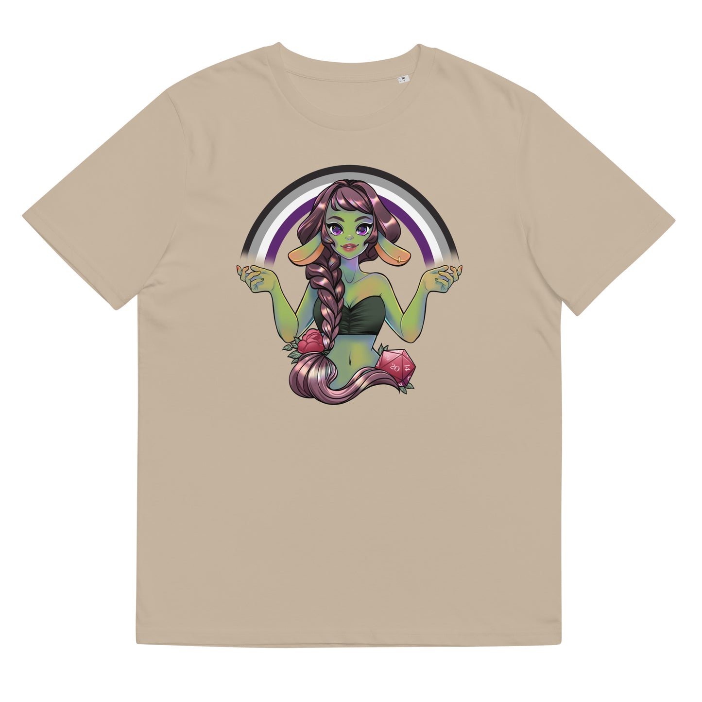 Pride Goblin - Asexual - Unisex-Bio-Baumwoll-T-Shirt