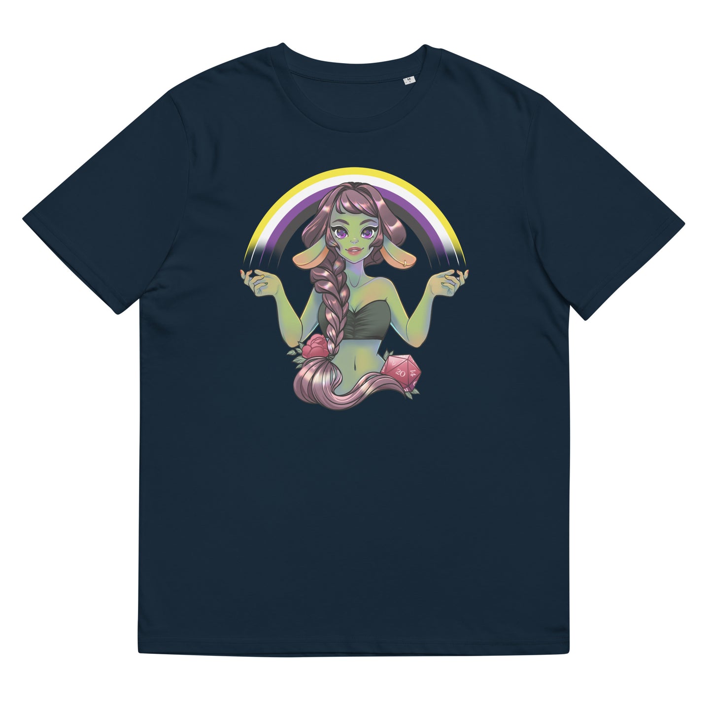 Pride Goblin - Non-Binary - Unisex-Bio-Baumwoll-T-Shirt