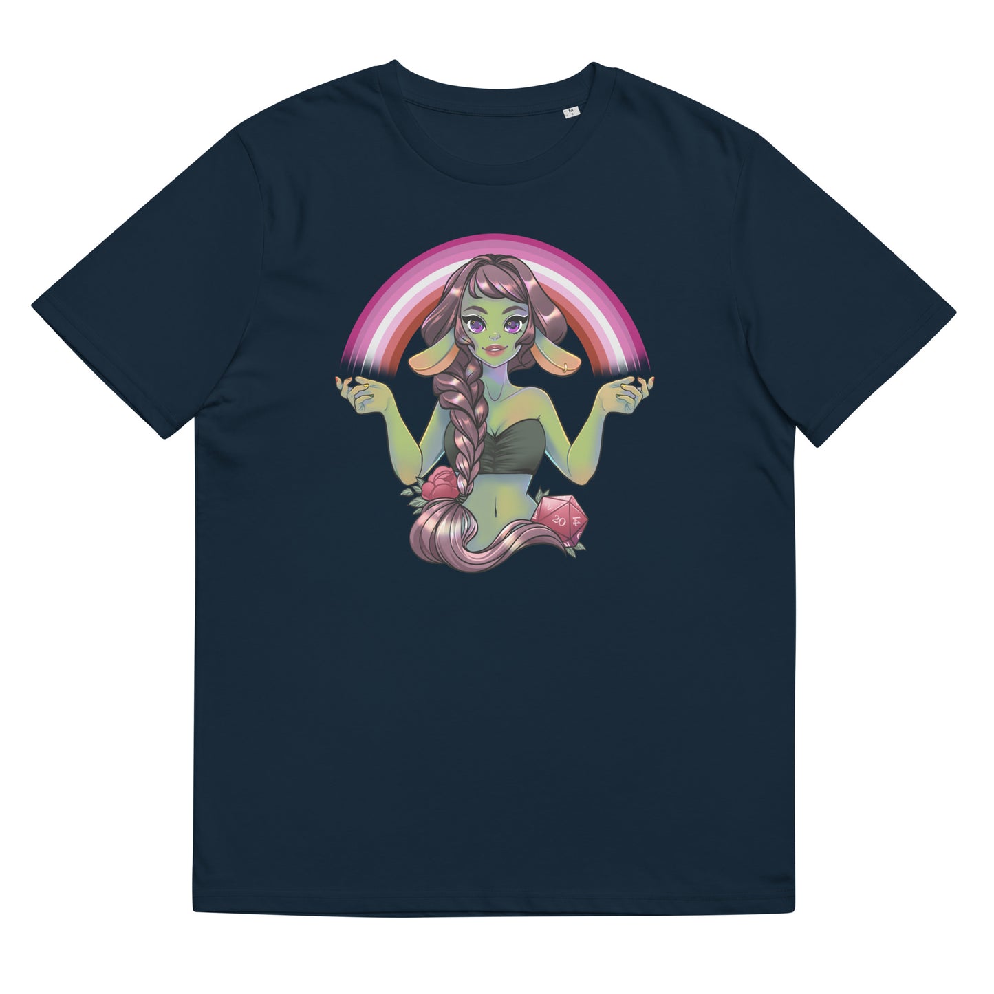 Pride Goblin - Lesbian - Unisex-Bio-Baumwoll-T-Shirt