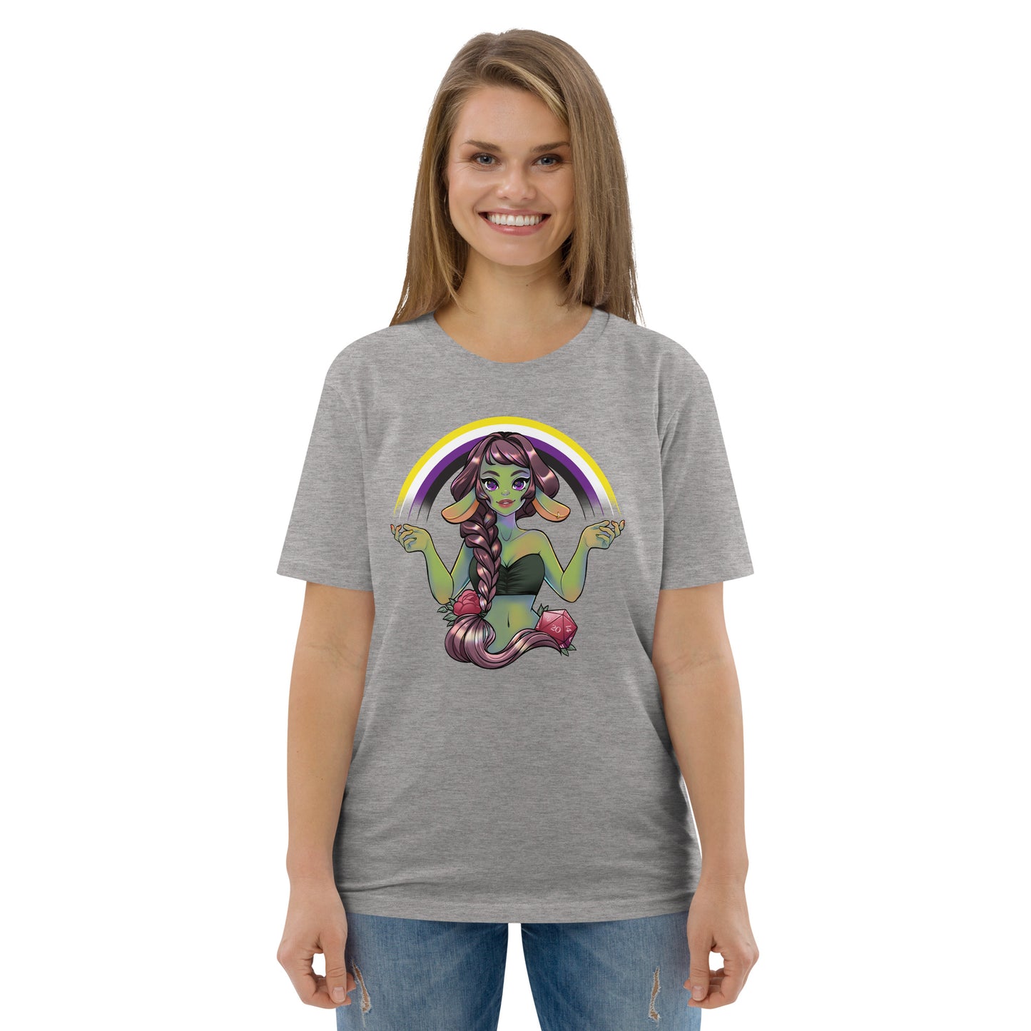 Pride Goblin - Non-Binary - Unisex-Bio-Baumwoll-T-Shirt