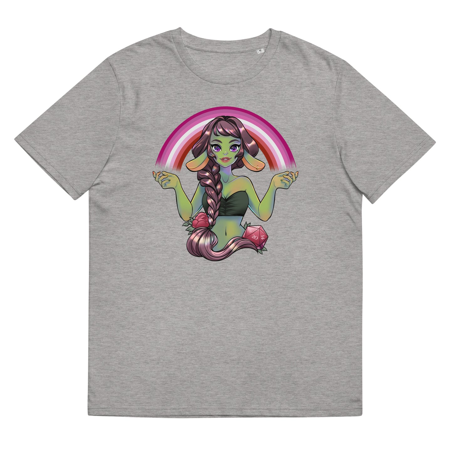 Pride Goblin - Lesbian - Unisex-Bio-Baumwoll-T-Shirt