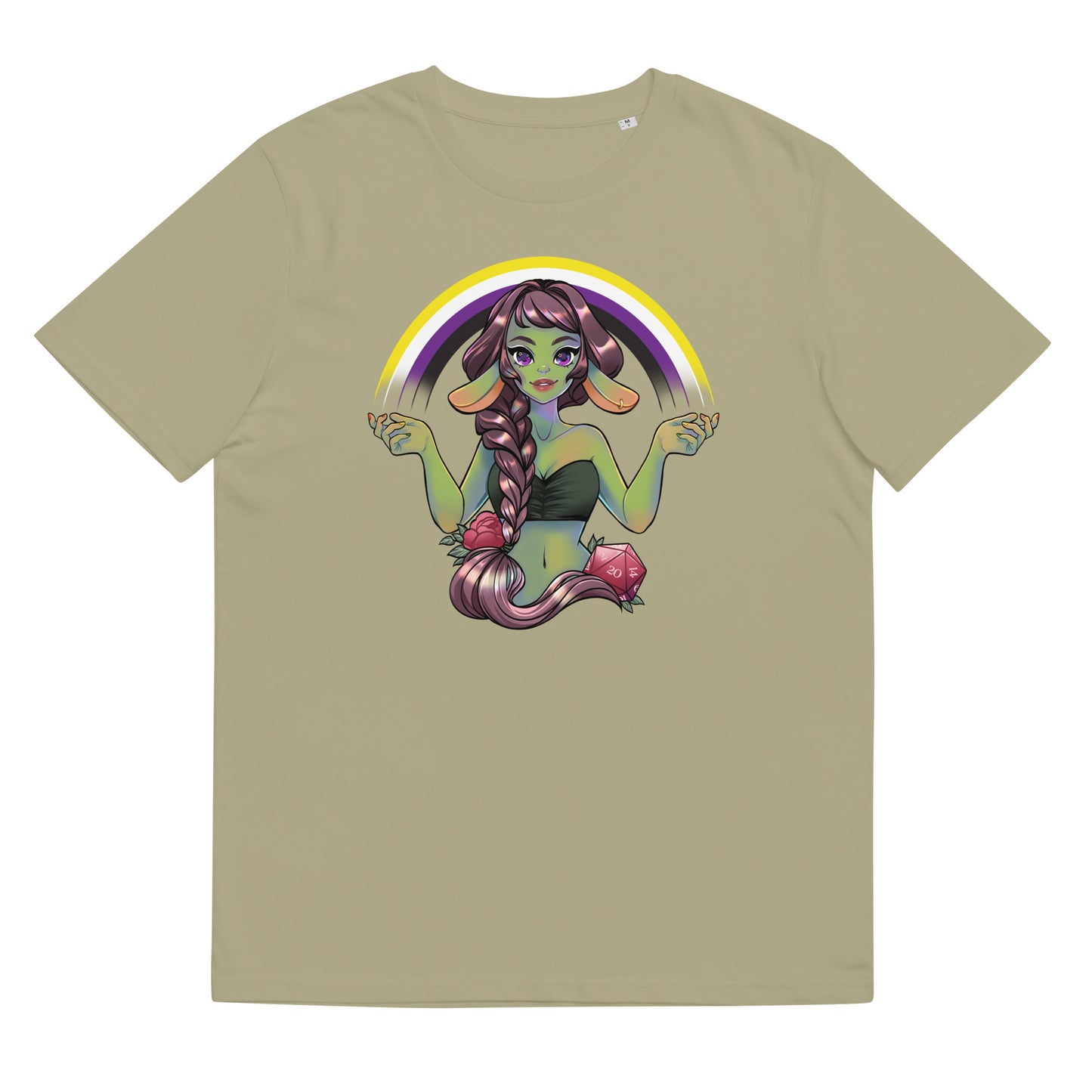 Pride Goblin - Non-Binary - Unisex-Bio-Baumwoll-T-Shirt