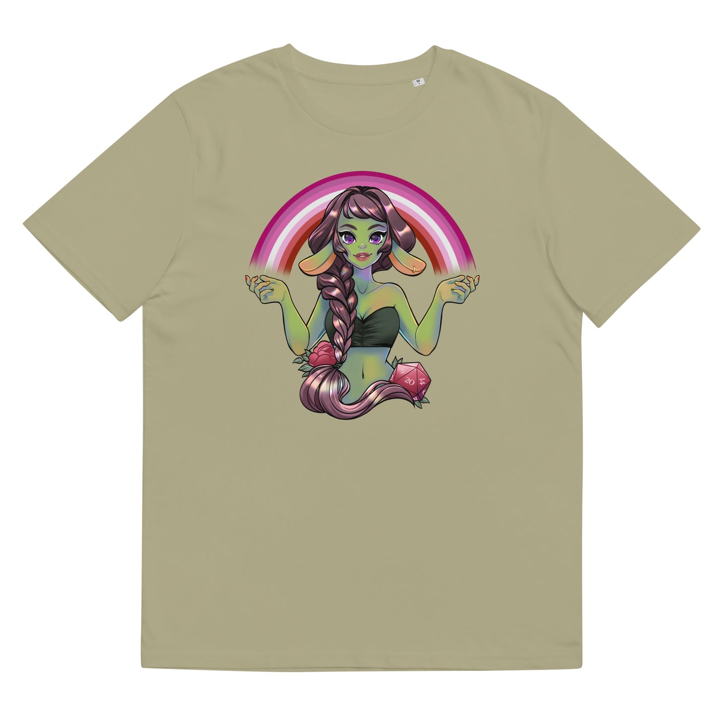 Pride Goblin - Lesbian - Unisex-Bio-Baumwoll-T-Shirt