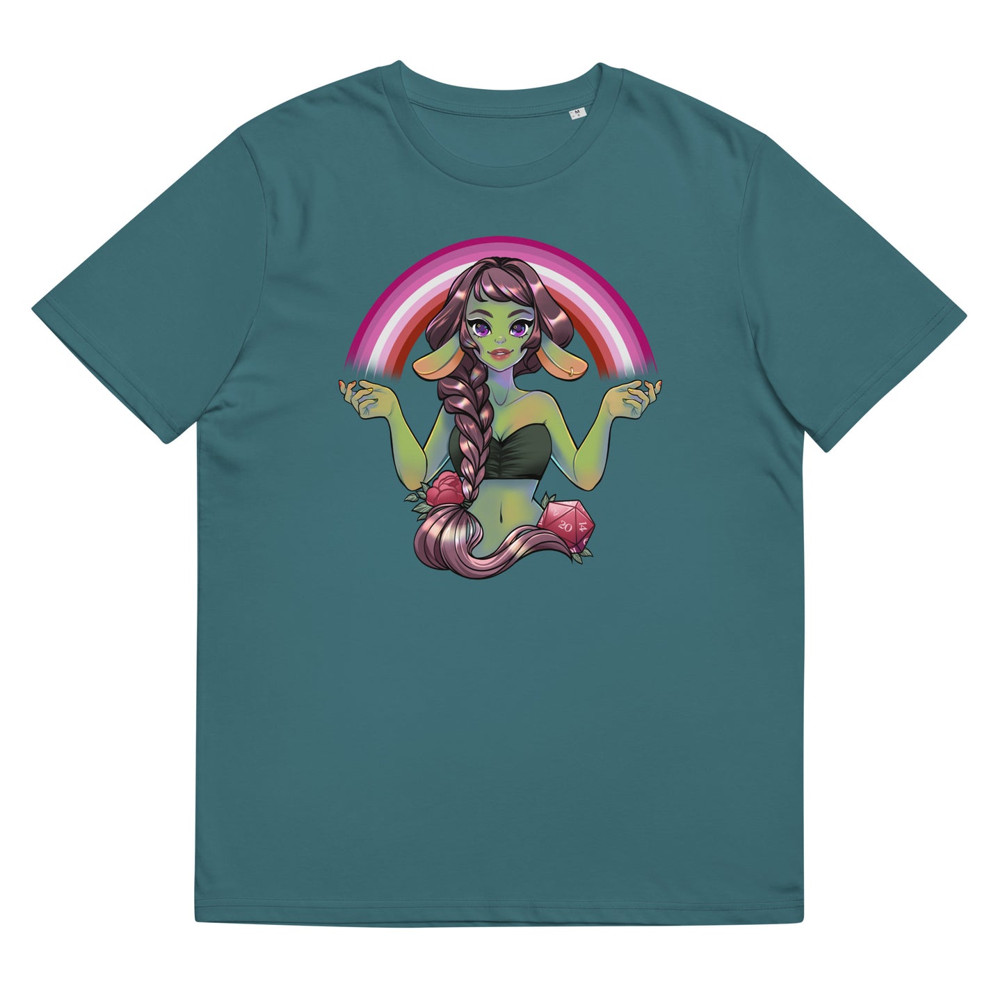 Pride Goblin - Lesbian - Unisex-Bio-Baumwoll-T-Shirt