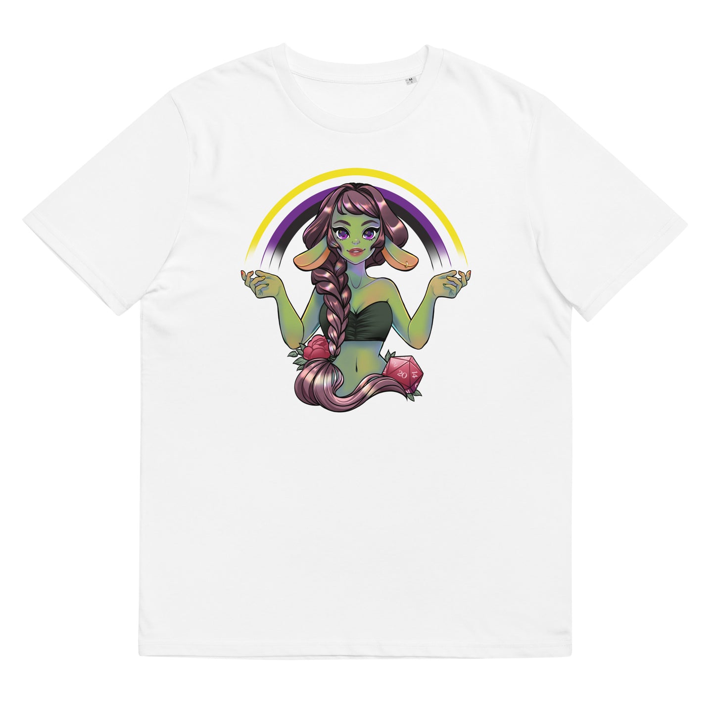 Pride Goblin - Non-Binary - Unisex-Bio-Baumwoll-T-Shirt
