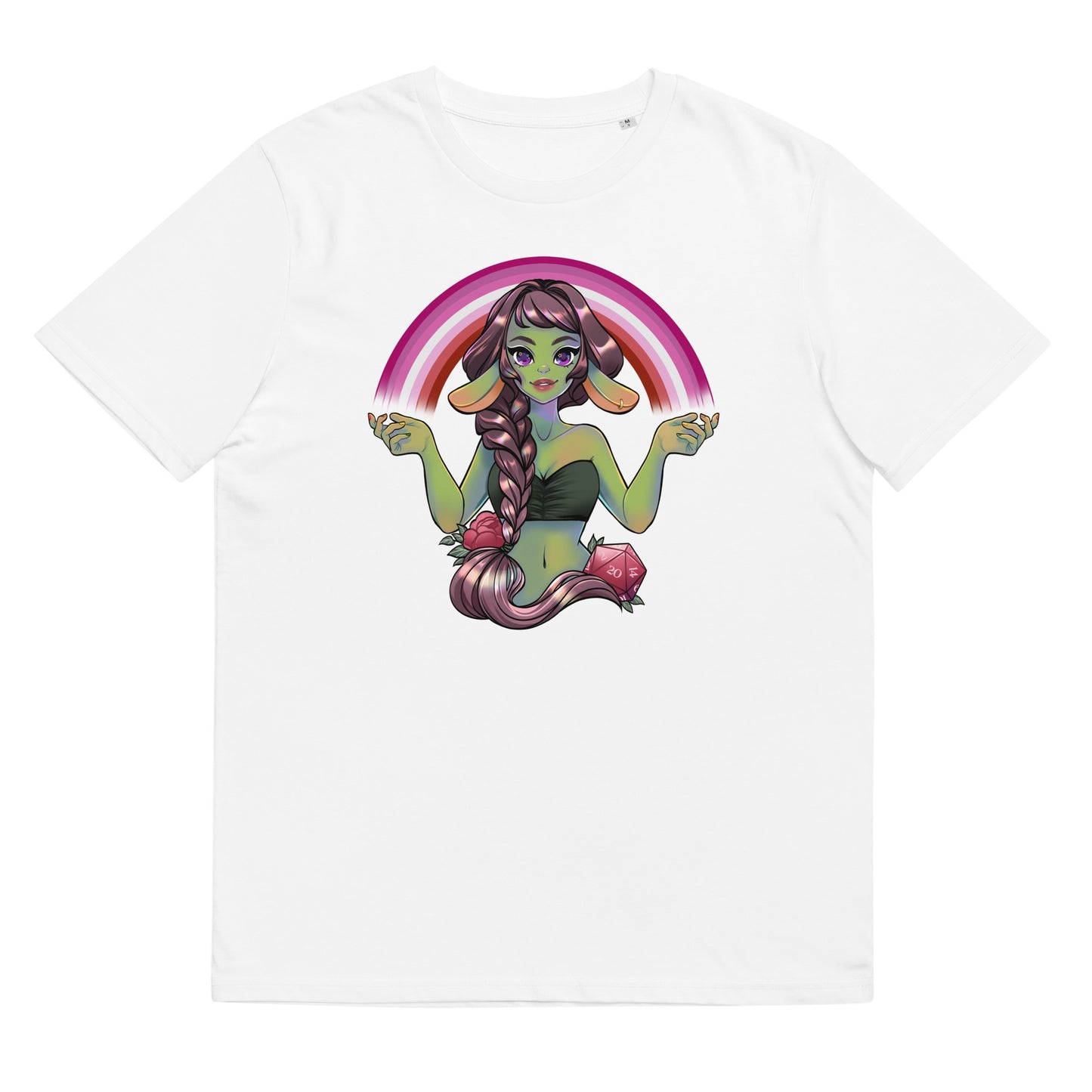 Pride Goblin - Lesbian - Unisex-Bio-Baumwoll-T-Shirt