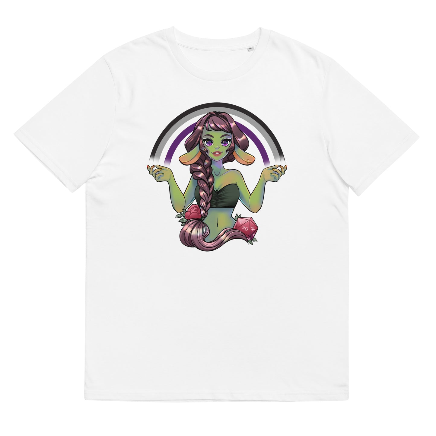 Pride Goblin - Asexual - Unisex-Bio-Baumwoll-T-Shirt
