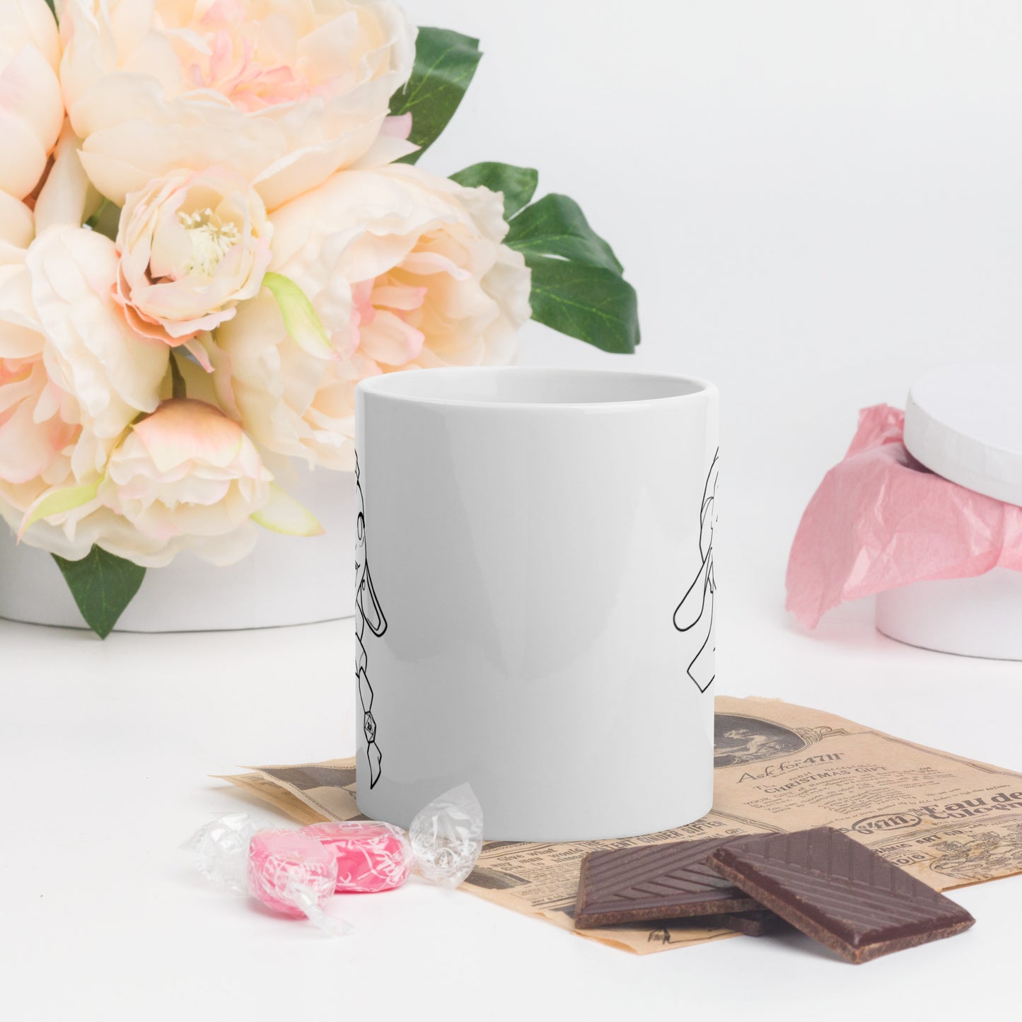 Goblin Girl 1 - White Glossy Mug
