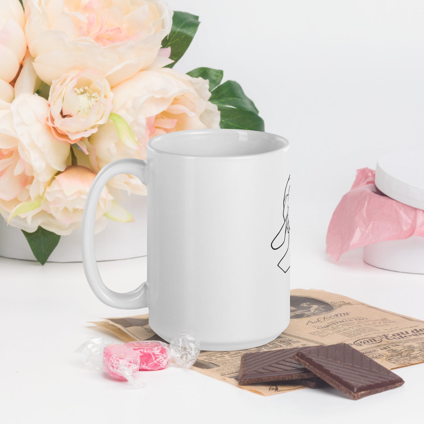 Goblin Girl 1 - White Glossy Mug