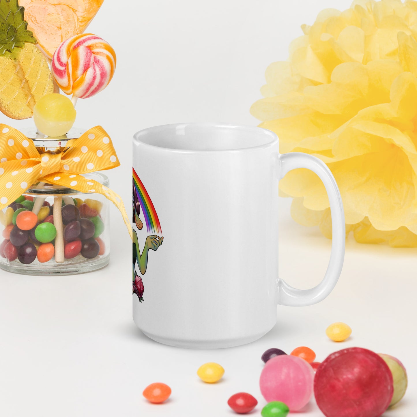 Pride Goblin - Weiße, glänzende Tasse