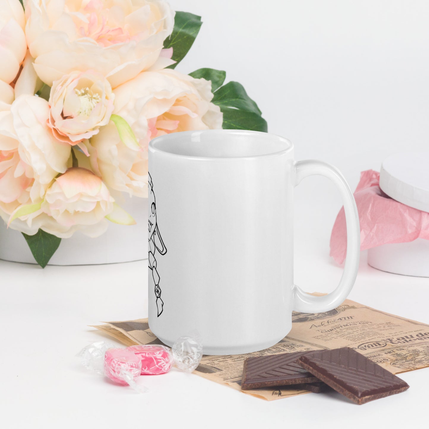 Goblin Girl 1 - White Glossy Mug