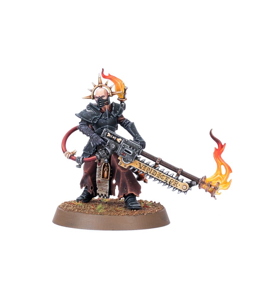 Warhammer Ministorium Priest mit Vindictor