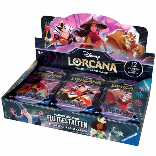 Disney Lorcana Booster Display (24 Booster) - Aufstieg der Flutgestalten Trading Card Game