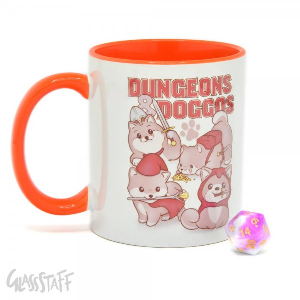 Glassstaff Tasse Dungeons&Doggos