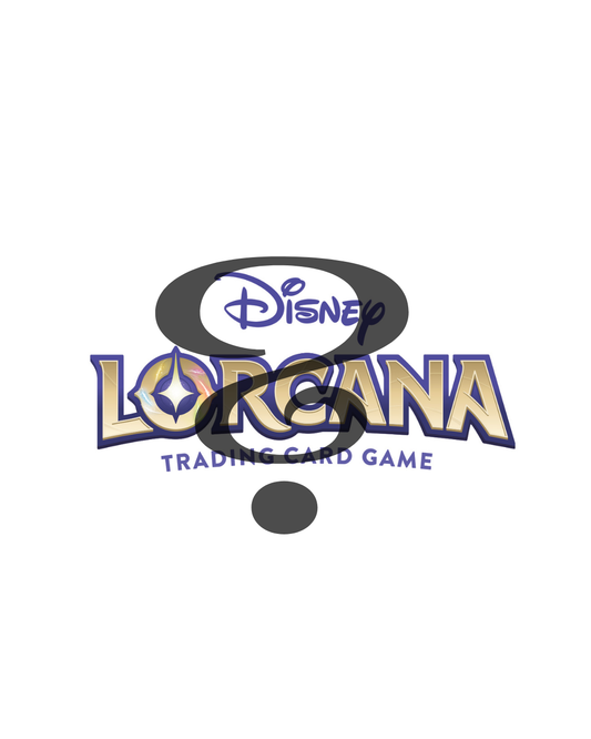 Lorcana Logo mit Fragezeichen