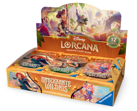 Booster Display Lorcana Unbekannte Wildnis