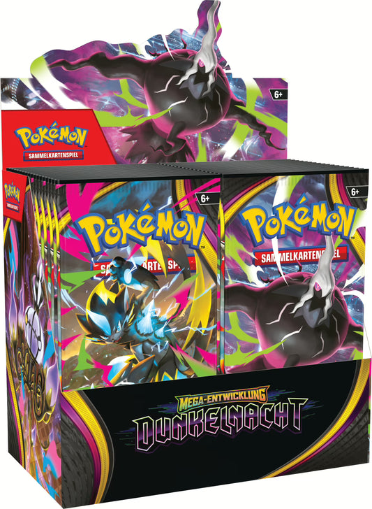 Pokémon TCG Dunkelnacht Booster Display