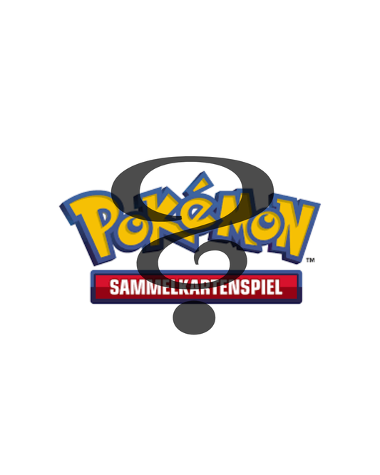 Pokémon Sammelkartenspiel Logo mit Fragezeichen