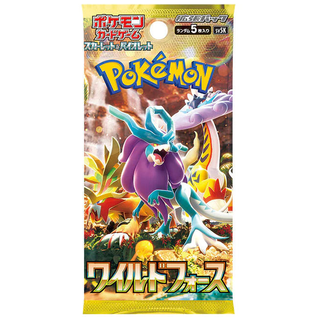 Pokémon Scarlet & Violet - Wild Force (sv5k) - Booster - JAP