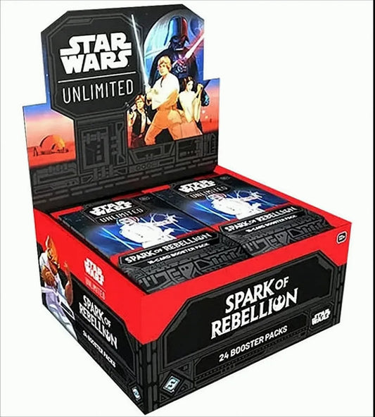 Star Wars Unlimited Spark of Rebellion Booster Display