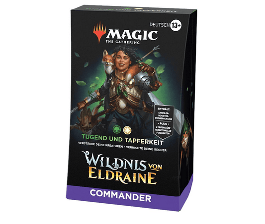 MTG - Wildnis von Eldraine - Commander Deck - Tugend und Tapferkeit (DE)