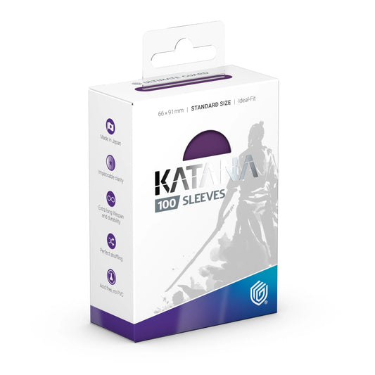 Katana Sleeves Standard Size (100) - Iris Bloom